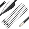 6er Set Pfeile mit Metallspitze