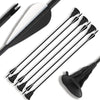 6er Set Pfeile mit Saugnapf