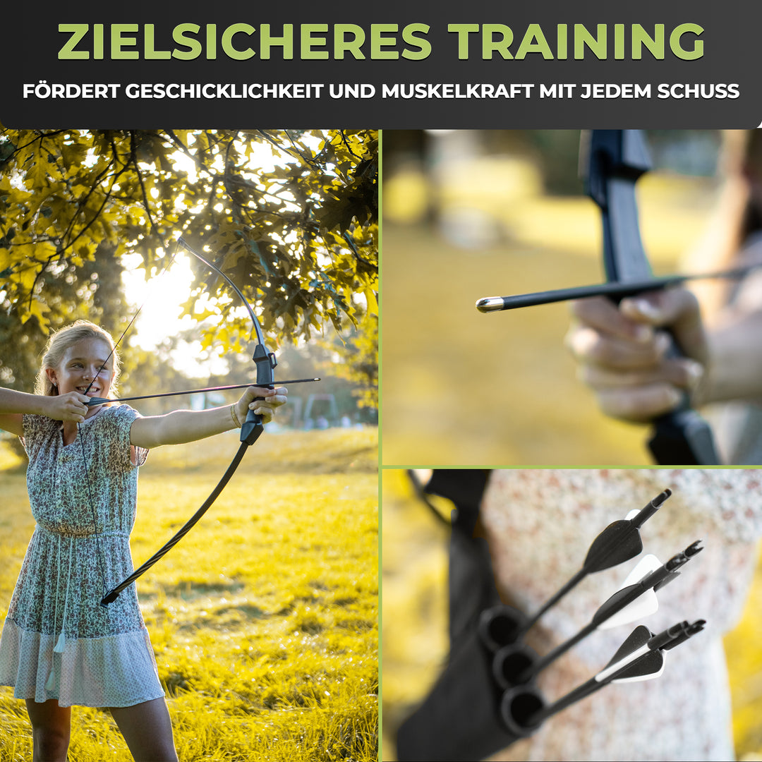6er Set Pfeile mit Metallspitze