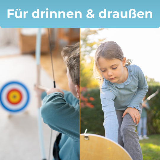 Zielscheibe 40 cm – Holz & Acryl, für Saugnapfpfeile