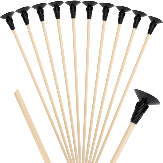 10 Stk. Holzpfeile mit Saugnapf, 52cm
